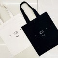 Bolsas de mão personalizadas com tela de sorriso de urso bonito