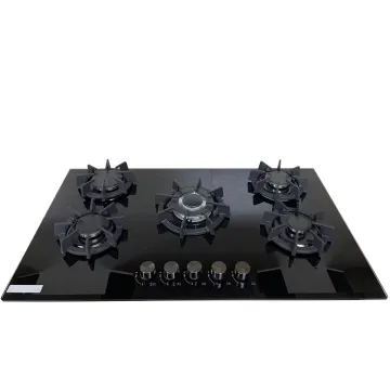 wholesale tempered glass 5 gas burner stove