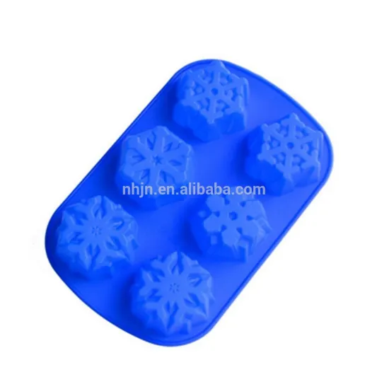 snowflake silicone baking mold for Christmas Day