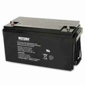 12V 65Ah Maintenance-free Solar Battery with Deep Cycle Performance, Applicable to Railway Stations