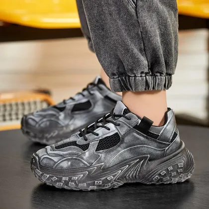 Custom Retro High Top Vintage Skateboard Shoes - Women & Men's Fashion Sneakers