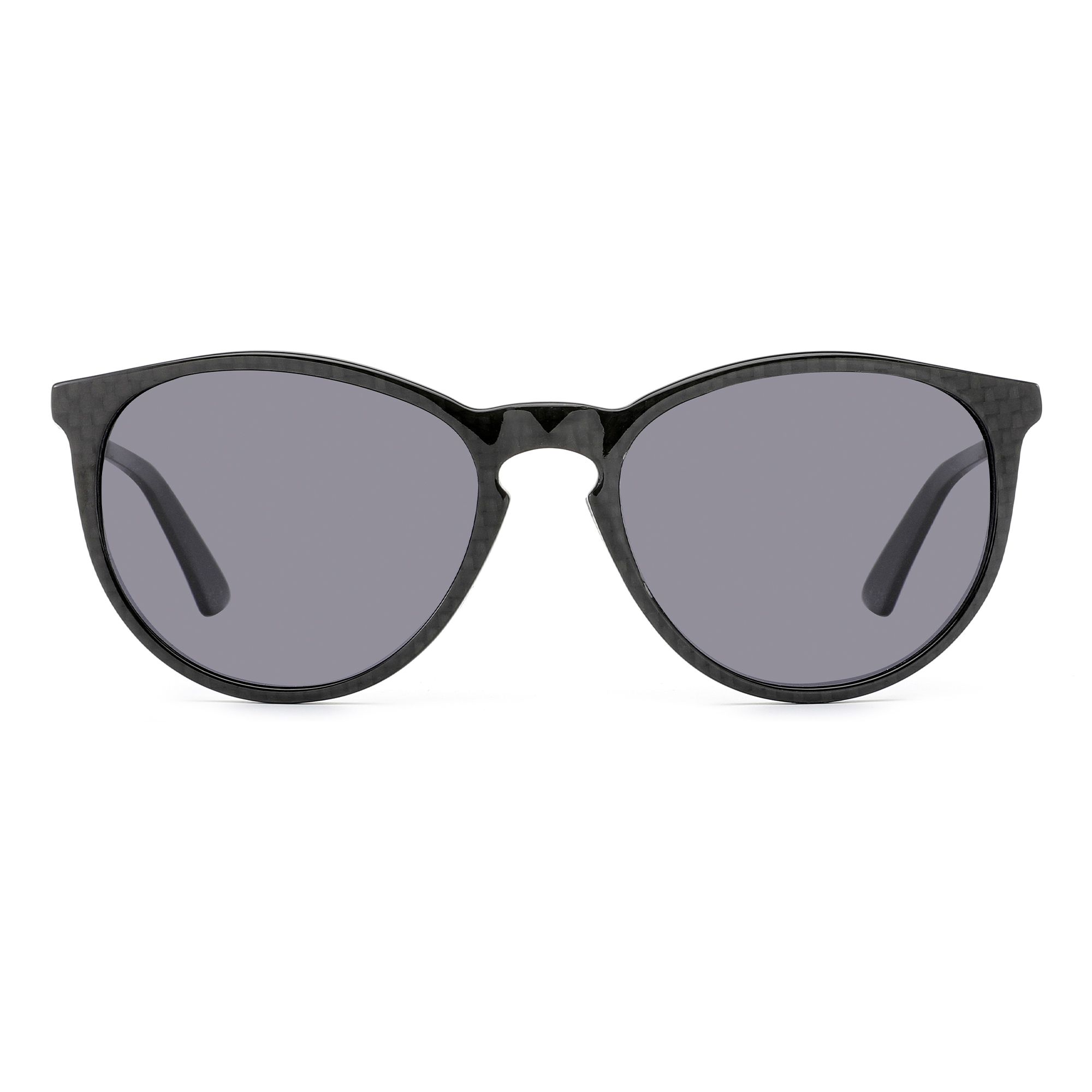 Round Carbon Fiber Sunglasses Style