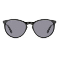 Chic Round Carbon Fiber Sunglasses Model