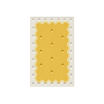 Non-Slip Yellow Rectangular Bathroom Mat with PVC Suction Cup Bottom - Machine Washable - for Bathtub Floor