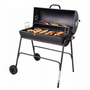 Durable Barbecue Grills Charcoal Portable Wood Pellet BBQ Grills Outdoor with Wheels