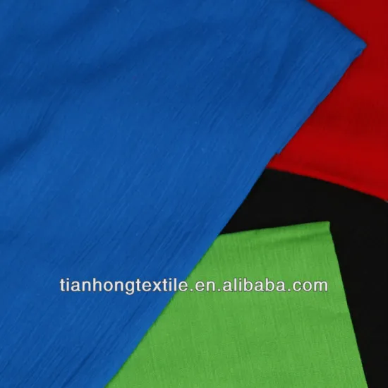 100% Cotton Plain Crepe Dying Fabric Textile