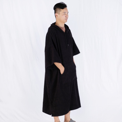 Waterproof 100% polyester swimming robe