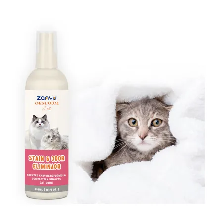 Private Label Petcare Cat Stain & Odor Eliminator Spray
