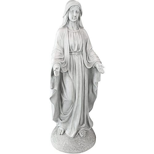 Madonna of Notre Dame Religious Garden Decor Statue