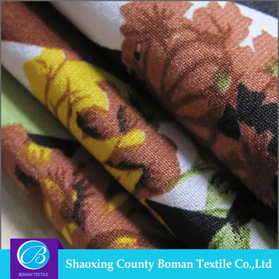 Textile fabric supplier Fashion Polyester digital printing on fabric