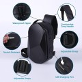 Hard Shell Hiking Travel Sling Backpack