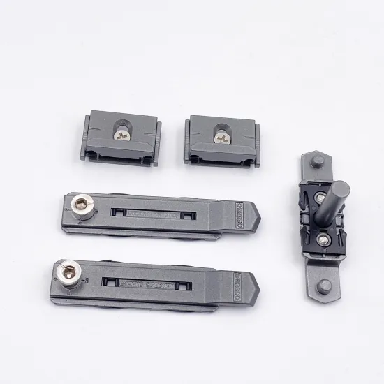 Multi point zinc alloy adjustable sliding door and window lock parts ALLP05
