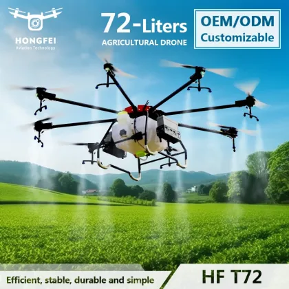 Made in China 75kg Larger Sprayer 72 Liters Drone Collapsible Agriculture Sprayer Drone