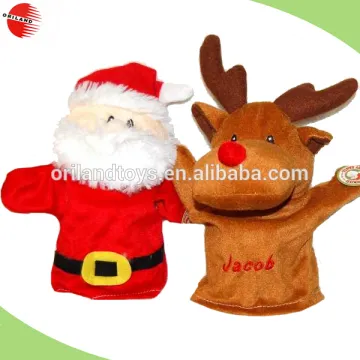 Promotional Plush hand puppet doll,hand puppet toys for children,animal toy hand puppet