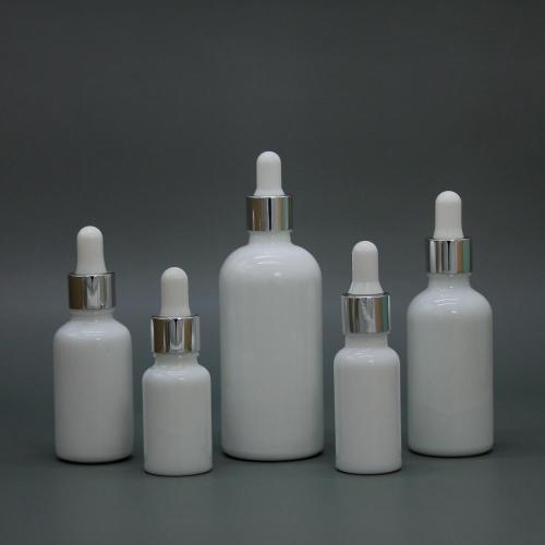 Oblique Shoulder Essential Oil Bottle Essential Oil Bottle with Silver Dropper Supplier