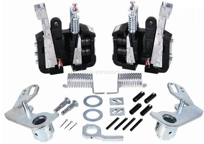 Equipamento de segurança para elevador de passageiros com design universal