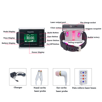 équipement médical de montre de thérapie de laser