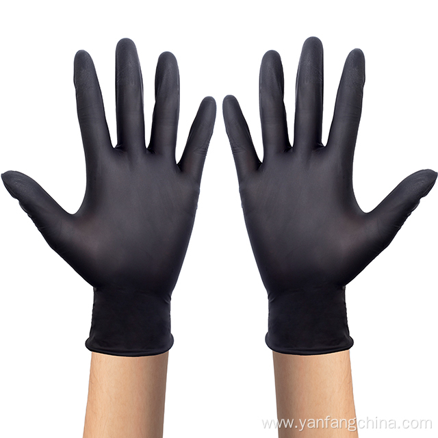 Electronic Industry Work Safety Nitrile Gloves