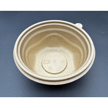 Rice Husk Eco-tableware Fully degradable round rice husk lunch box Manufactory