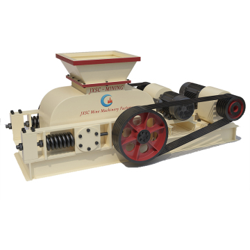 Double Roller Rock and Stone Crusher Machine with Feeding Size 0-50mm