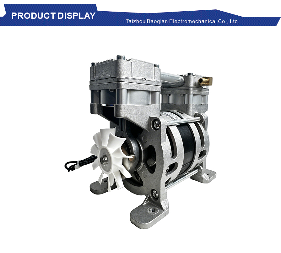 Low noise oxygen compressor head