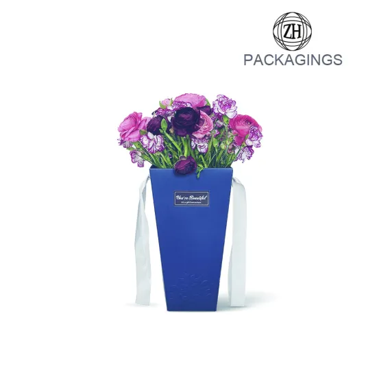 Bouquet gift cardboard for flower packaging box