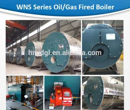 Yuanda 10ton gas fired steam boiler with baltur rello gas burner