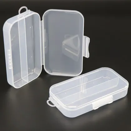 Small Double Decks Tableware Storage Cutlery Set Box Portable PP Children's Tableware BOX