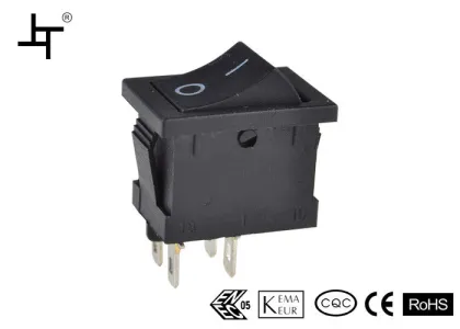 Waterproof Electrical 4p Boat Rocker Switch / Switches , 10a 125v