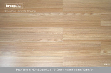 Nature Teak Ac4 Glossy Laminate Flooring For European Retro Hotels