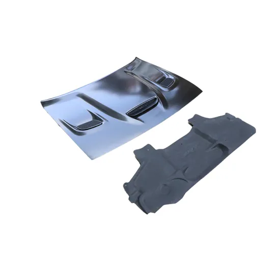 2015 Hellcat Style Aluminum Hood Front Bumper for Dodge Challenger 2015-2021