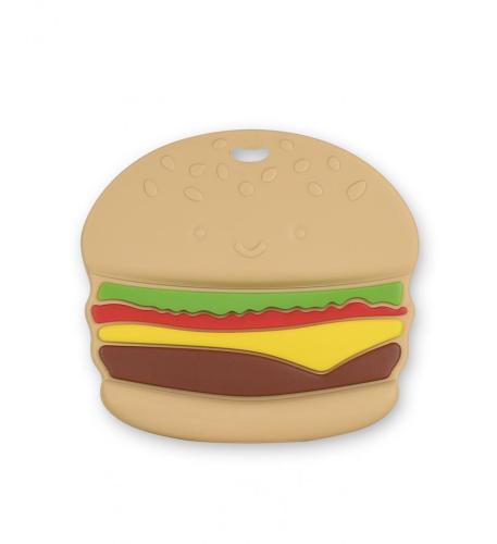 Hamburger Bebek Çiğnemek Silikon Diş Kaşıyıcı