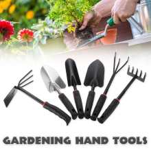 Durable Steel Hand Weeding Fork Transplanting Digging Tools 3/5 Pronged Rake Trowel Shovel Hoe For Garden Planting Hand Tool