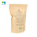 White kraft paper flexiable stand up pouches packaging