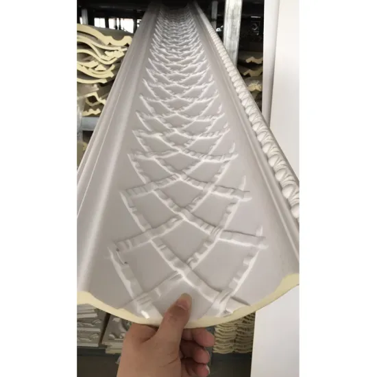 Custom Colored PU Decorative Molding Cornice for French Art Ceiling Design