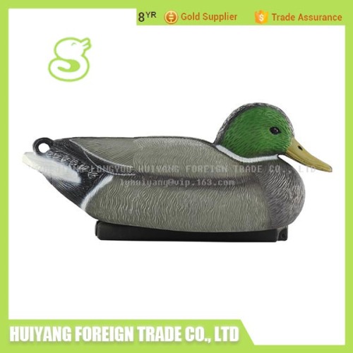 Plastic Floating Mallard wind powered duck decoy For Hunting 292