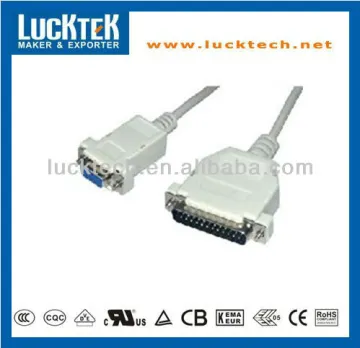 AT-Modem DB09 female to DB25 male cable