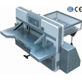 Microcomputer double worm wheel double guide paper cutting machine