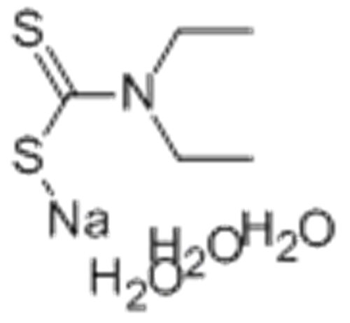 Carbamodithioic acid,N,N-diethyl-, sodium salt, hydrate (1:1:3) CAS 20624-25-3