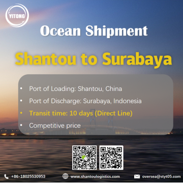 Ocean Shipping from Shantou to Surabaya