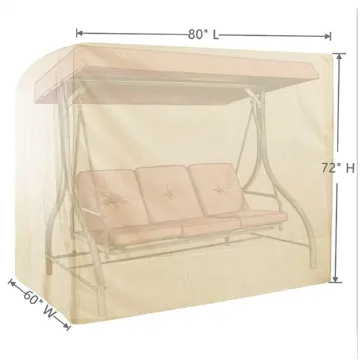 Waterproof Outdoor Hanging Chair Cover for Patio Swing Canopy