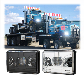 4x6 Inch 40W LED Headlight Rectangle Low High Beam for Truck Offroad Motorbike