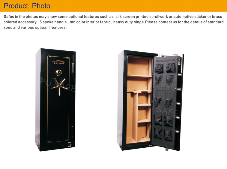 Fireproof Gun Safe (High-end) / 16gun / UL Listed Lagard Combination Lock / 59.1 X22 X16 (inch) (GS5922C-1928H)