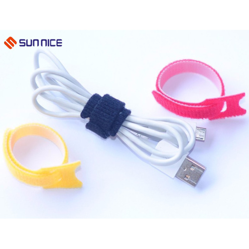 Nylon Hook Loop Cable Ties Tidy Straps Organiser