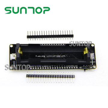 Wireless Data Transmission 18650 Battery Holder Module with ESP32 Development Board and Charging Protection