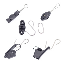 ADSS FTTH Tipe Anchor Drop Wire Clamp untuk Klamp Kabel Kabel Serat Optik Klem Ketegangan untuk Kawat Drop FTTH