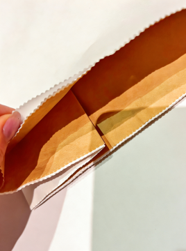 Sleek Laminated Paper Bag for Retail Branding
