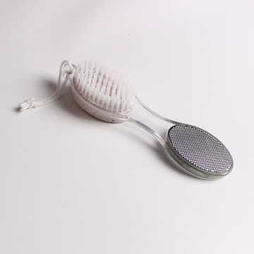 Professional 4-in-1 Sandpaper Foot File Brush with Natural Pumice Stone