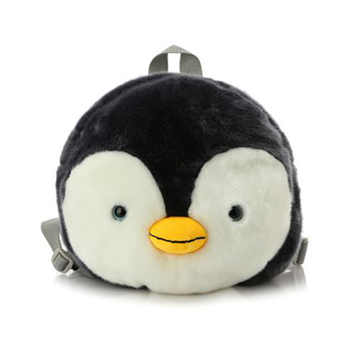 Sac à dos en peluche mignon pingouin pour enfants