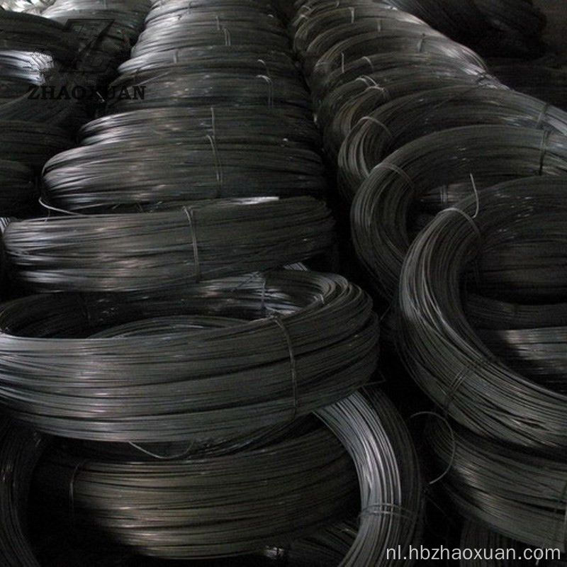 Gegalvaniseerd zwart gegloeide ijzeren draad wevende binddraad